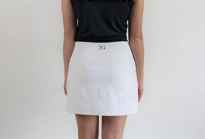 Newbury Skirt - White - Nevis Golf Co.
